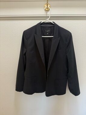 Banana Republic Black Women's Slim Notch Lapel Blazer